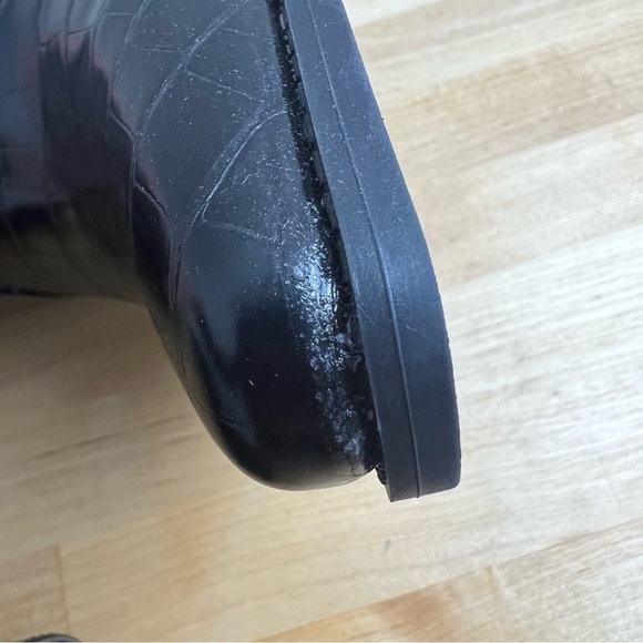 NEW Qupid Slay Black Crocodile Embossed Ankle Boots Size 9 - Picture 8 of 16